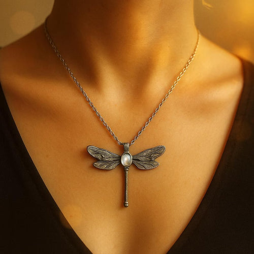 Vintage dragonfly necklace