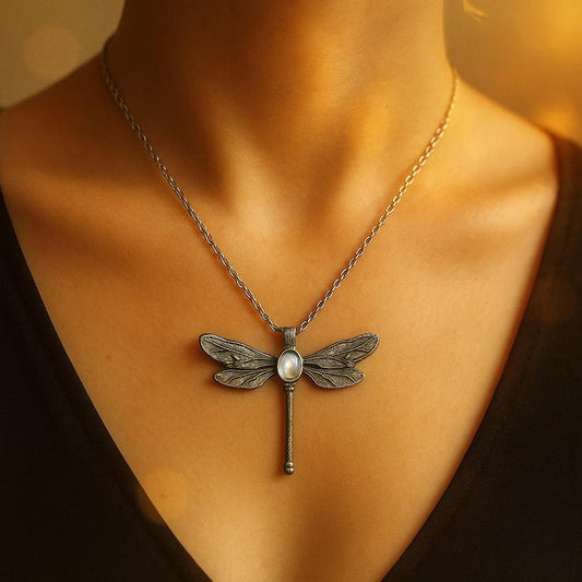 Vintage dragonfly necklace